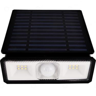 Imagem de Luminária Solar Arandela de Parede Externa com Sensor de Presença LED 3W 6500K