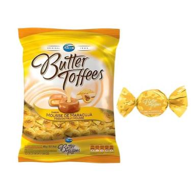 Imagem de Bala Mastigável Mousse de Maracujá Butter Toffees - Arcor 500g
