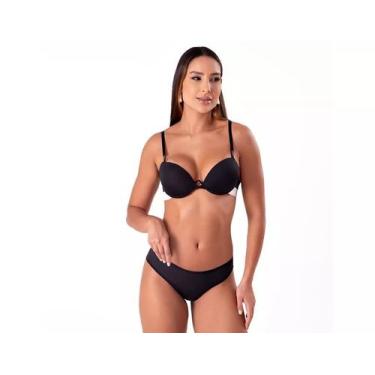 Imagem de Conjunto Lingerie Push UP Duzani - 30226, Preto, M