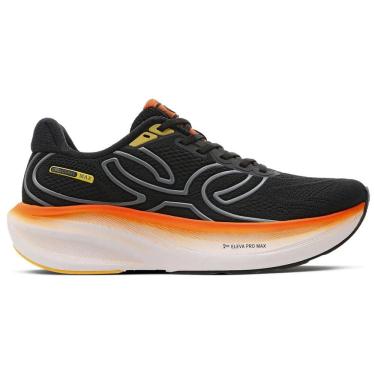 Imagem de Tênis Olympikus Corre Max Preto Laranja-Masculino