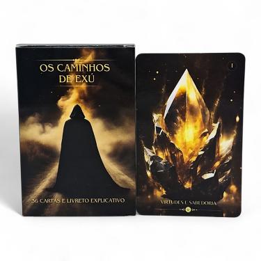 Imagem de Baralho os Caminhos de Exú com 36 cartas e Manual