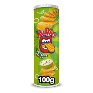 Imagem de Kit c/ 2 Batata Ondulada Sabor Sour Cream E Cebola 100g - Elma Chips