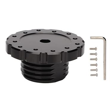 Imagem de Adaptador de volante para jogos GRCFUMO, adaptador de volante para jogos de liga de alumínio, placa do adaptador de volante para TX T300 T500 TS PC TS XW T GT (Preto)