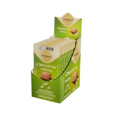 Imagem de Chocolate Pistache Diet Zero Lactose Lowçúcar - Caixa 10 Unidades 30g 