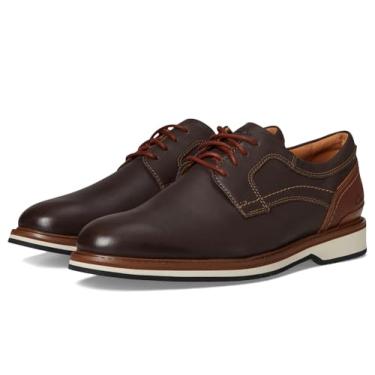 Imagem de Clarks Sapato Oxford masculino Monahan liso, Couro marrom., 46