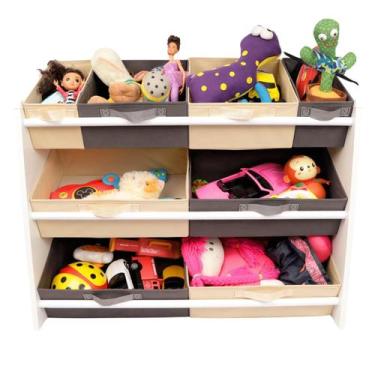 Imagem de Organizador Infantil Especial Princesas Bonecos Decorativo - Organican