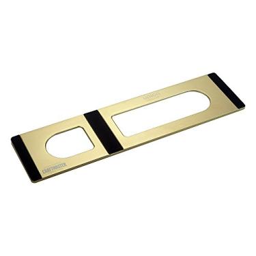 Imagem de Bandeja CraftMaster Union para Apple Magic Keyboard e Apple Magic Trackpad 2 - Suporte de base de metal Controla seu iMac ou laptop remotamente, acessório premium para casa e escritório - dourado