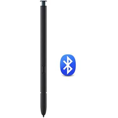 Imagem de Caneta S23 Ultra Stylus (com Bluetooth) de substituição para Samsung Galaxy S23 Ultra 5G todas as versões S Pen com 5 pontas/pontas (preto fantasma)