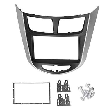 Imagem de Painel de navegação 2Din Central Control DVD Fascia Frame Fit i25 Solaris Accent 2010 2014 rádio estéreo para carro para atualização do sistema de áudio do carro