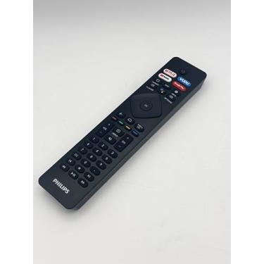 Imagem de Controle remoto de assistência de voz OEM NH800UP compatível com todas as Smart TV Philips Android LED LCD 4K