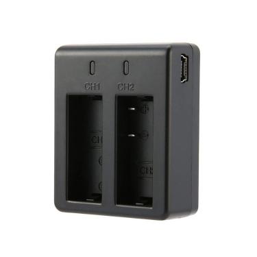 Imagem de Carregador Duplo para Eken H8/H8R/H9/H9R e SJCam 4 e 5