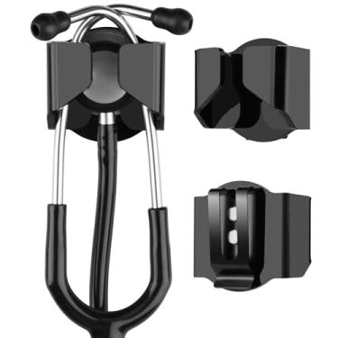 Imagem de Beautyflier Suporte Para Estetoscópio Com Clipe De Quadril Littmann Classic Iii, Cinto Médicos, Enfermeiros E Estudantes