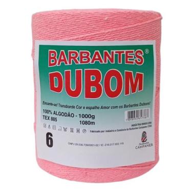Imagem de Barbante Dubom Rosa Neon - 1 Kg - Fio 6 - 1080m - Barbantes DUBOM