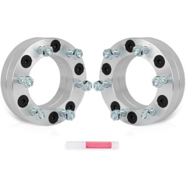 Imagem de SCITOO 2 adaptadores de roda de 2 polegadas 5 x 5,5 a 6 x 5,5 com pinos de furo de 1/2" de 108 mm compatível com Ford E-150 2003-2006, para Ford E-150 Club Wagon 2003-2005