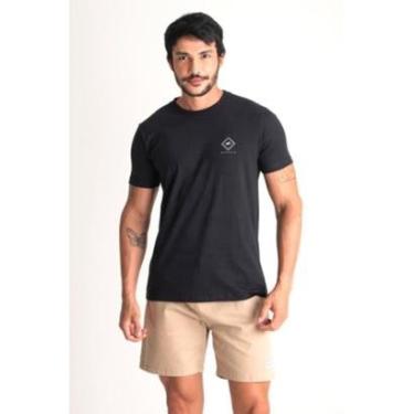 Imagem de Camiseta Masculina Maresia Silk Slim Leafy 1214 Cor:;Tamanho:GG-Masculino