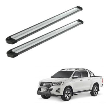 Imagem de Estribo Hilux 2021 2022 Cabine Dupla Alumínio Polido - Bepo