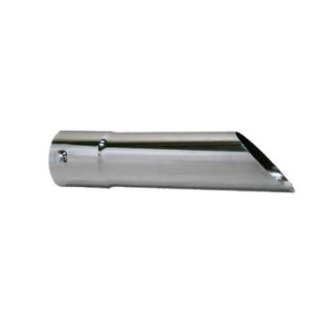Imagem de Terminal Escapamento Reto Chanfrado 450mm Cromo 4 Polegadas - Bepo