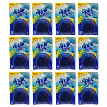 Imagem de 12 Desodorizador Sanitário Bloco Caixa Acoplada Tablete Top Até 300 De