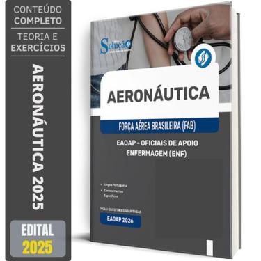 Imagem de Apostila Aeronáutica Do Brasil 2025 Eaoap Oficiais Apoio - Editora Sol