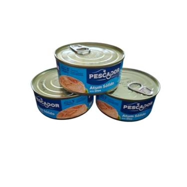 Imagem de Kit 3 Atum Pescador Sólido Em Óleo Lata 140g