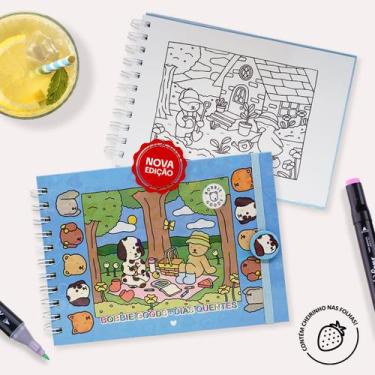 Imagem de Livro de Colorir Bobbie Goods Dias Quentes para Pintar 50 Folhas Capa 