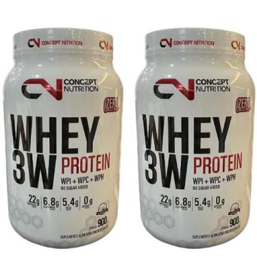 Imagem de Whey 3w zero lactose 1,8kg - concept nutrition - Concept Nutrition , B