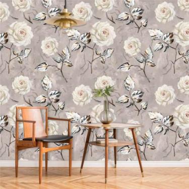 Imagem de Papel de Parede Vinil Autocolante Floral Hermione 250 - Geral