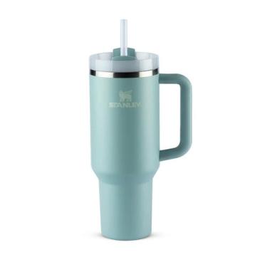 Imagem de Copo Com Canudo Termico Quencher Stanley 1.18L Original, SEA FOAM
