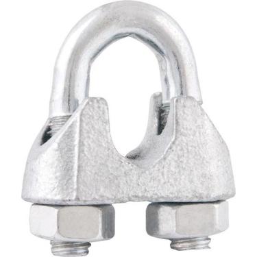 Imagem de Clips para cabo de aço 1/4" leve galvanizado - Vonder
