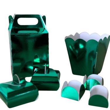 Imagem de Kit Lembrancinhas Laminada Festas Decoração Natal Presente Para Criança Infantil Caixinha de Presente