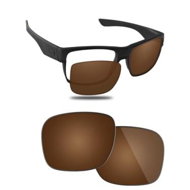 Imagem de Fiskr Lentes de reposição polarizadas para óculos de sol Oakley TwoFace - Várias opções, Marrom bronze - Polarizado Anti4s, G