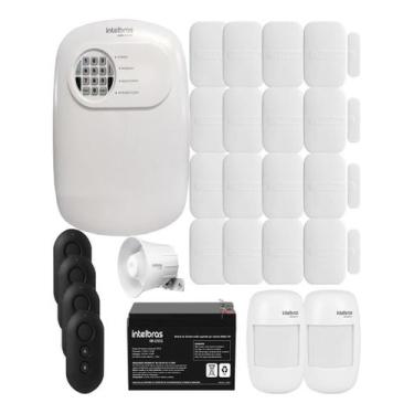 Imagem de Kit Central De Alarme Via App Cel 18 Sensores - INTELBRAS