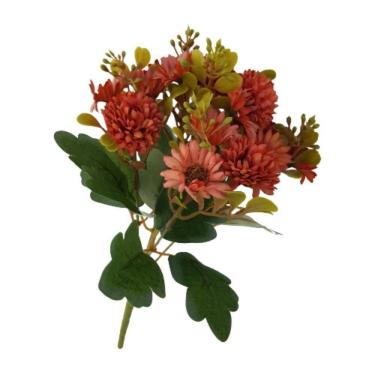 Imagem de Flor Artificial Buquê Margaridas Com Cravo 30cm