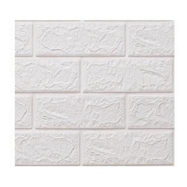 Imagem de Kit 10 Papel De Parede 3d Adesivo Tijolos 70x15cm - Generic