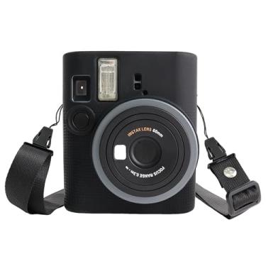 Imagem de VOVMOEYA Capa de silicone para câmera Fujifilm instax mini 41, resistente ao desgaste, capa protetora à prova de choque, kit de capa com alça de ombro
