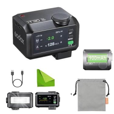 Imagem de Godox iT30Pro C Flash Mini TTL para Câmeras Canon com Disparador/Receptor Sem Fio 2.4G Integrado – 1/80000s HSS, Bateria Recarregável de 900mAh, Tempo de Reciclagem de 1,5s, Preto