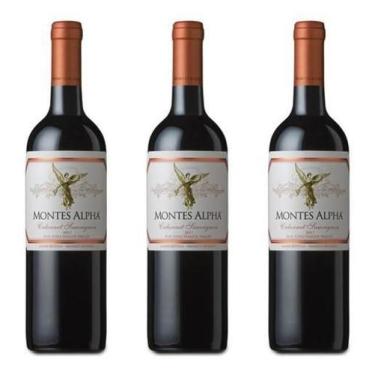 Imagem de Vinho Montes Alpha Cabernet Sauvignon 750Ml Kit Com 03 Unid - Viña Mon