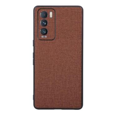 Imagem de Capas Compatível com OPPO Realme GT Explorer Master,Design de padrão de tela,Pproteção completa de 360°,Pplástico macio,Proteção contra queda-Brown