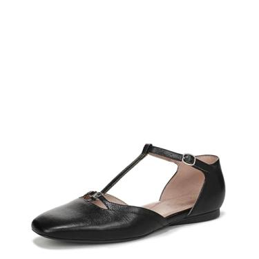 Imagem de Naturalizer Sapatilha feminina Caresse Mary Jane, Couro preto, 6 Wide