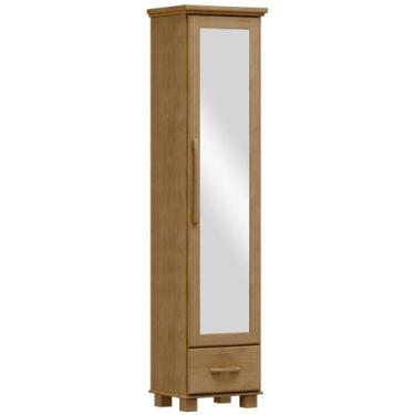 Imagem de Sapateira Vertical Multiuso Com Espelho 1 Porta 1 Gaveta Zahav F06 Fre
