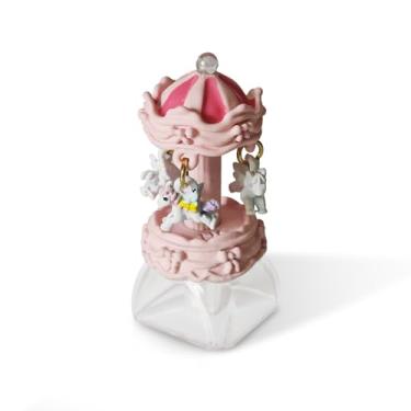 Imagem de Carousel Horse Keycap DIY Personality Custom Esc Keycap Replacement Bottom Exquisite Cute Pink Keycaps for Cherry MX Mechanical Keyboard (Transparent Base)