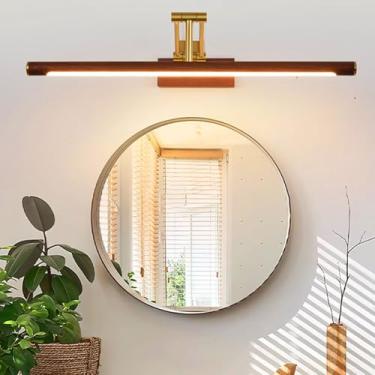 Imagem de Luz de parede LED espelho de banheiro 180° lâmpadas de parede giratórias ajustáveis luzes de moldura de imagem arandelas de parede internas de metal moderno para barbear maquiagem sala de estar quarto