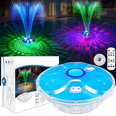 Imagem de Fonte de piscina ChlorStar 2025 recarregável com controle remoto azul
