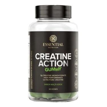 Imagem de Creatine Action Gummy - 30 Dose - Sabor Maçã verde - Essential Nutriti