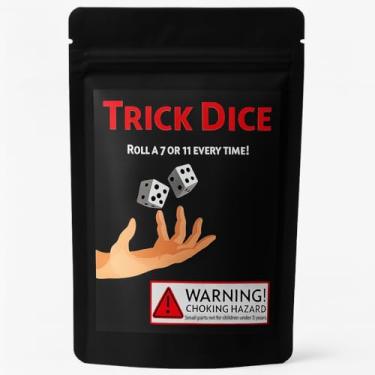 Imagem de Trick Dice | Roll a 7 or 11 Loaded Dice | Novelty Cheating Trick | Always Roll a Seven or Eleven Prank Joke