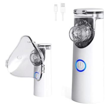 Imagem de Nebulizador Inalador Ultrassonico Silencioso Sem Fio Tratamento Inalaç