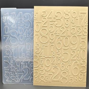 Imagem de Pasta de plástico em relevo A6 Figuras Padrão Papel Artesanato Plástico Texturizado Impressões para Fazer Cartões Scrapbooking