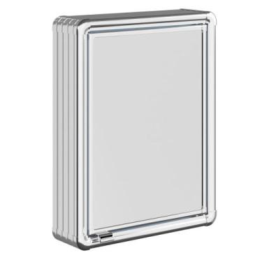 Imagem de Armário Plástico com Perfil de Alumínio com 1 Porta 35x11,3x45cm de So