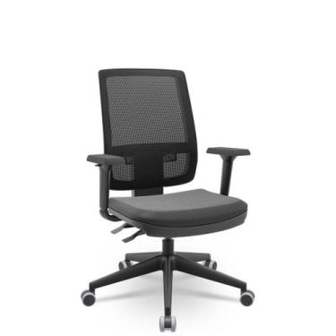 Imagem de Cadeira Brizza Tela 3D BackPlax Piramidal Sem Apoio NR17 Plax - Plaxme