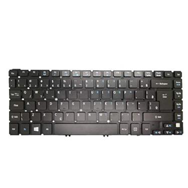 Imagem de Teclado retroiluminado notebook para ACER M5-481T M5-481P M5-481TG NSK-R2GBQ Travelmate X483 X483G X483G-SMB Brasil BR NO Frame